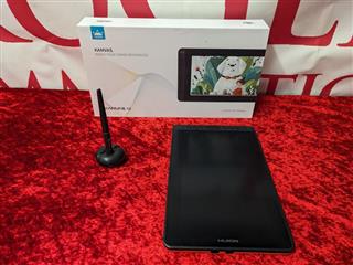 Huion Kamvas 12 GS1161 Digital Tablet Bundle 11.6in Orange Pre-Owned